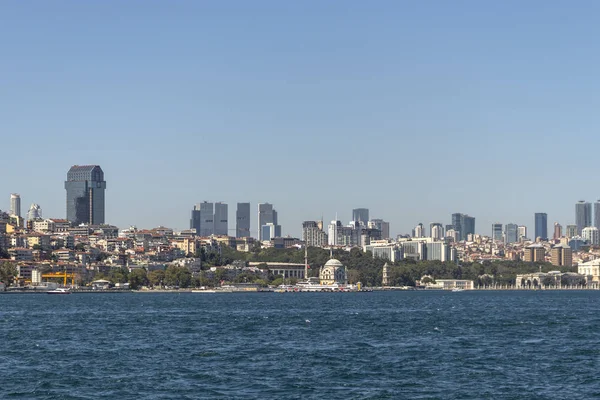 Boğaz 'dan İstanbul, Türkiye' ye panoramik manzara