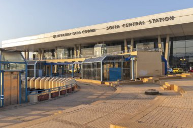 Bulgaristan 'ın Sofya kentindeki Merkez Tren İstasyonu