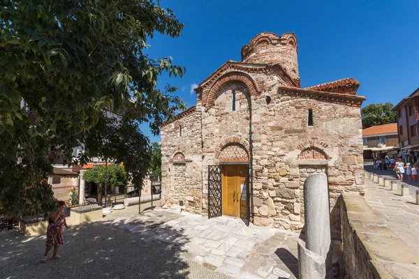 Древняя церковь Святого Иоанна Крестителя в Несебре, Болгария — стоковое фото