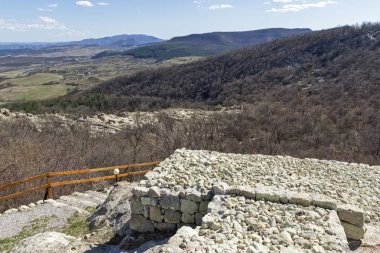 Bulgaristan 'ın antik Trakya kenti Perperikon' un kalıntıları