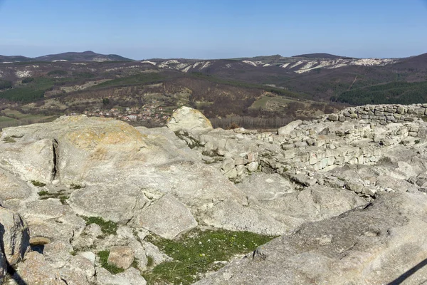 Ruiny starożytnego Trackiego miasta Perperikon, Bułgaria — Zdjęcie stockowe