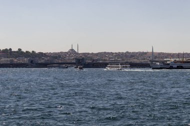 İstanbul'da Boğaz'dan Haliç'e Panorama