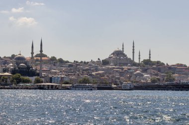 İstanbul'da Boğaz'dan Haliç'e Panorama