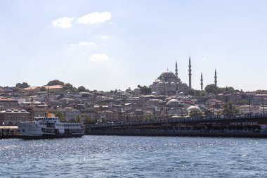İstanbul'da Boğaz'dan Haliç'e Panorama
