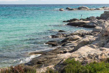 Orange Beach Kavourotripes at Sithonia peninsula, Greece
