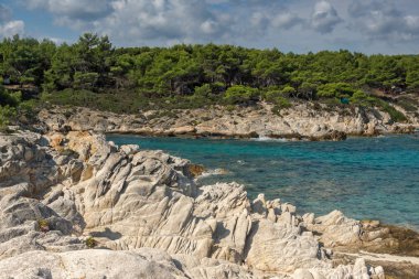 Orange Beach Kavourotripes at Sithonia peninsula, Greece