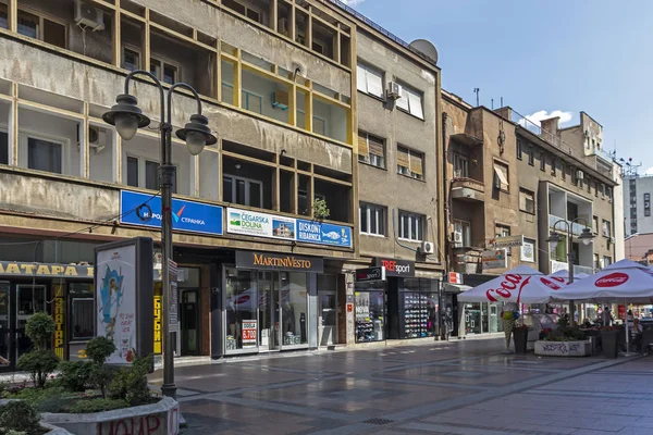 Nis şehrinin merkezi Panorama — Stok fotoğraf