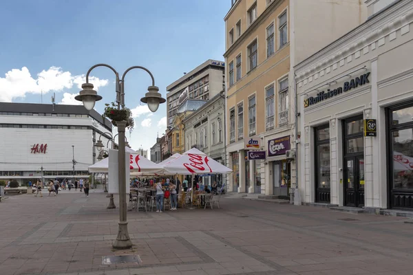 Panorama v centru města Nis — Stock fotografie