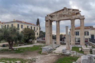 Atina, Attica, Yunanistan 'da Roman Agora