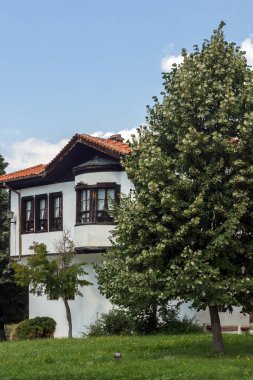 Bulgaristan 'ın Kalofer kentindeki eski geleneksel Bulgar okulu