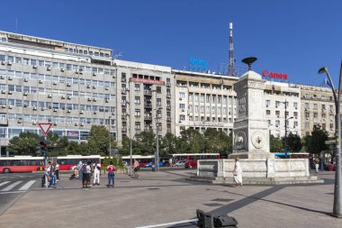 Belgrad 'ın merkezindeki çeşme