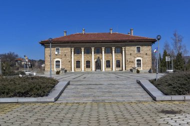 Kovaçevtsy, Bulgaristan - 12 Mart 2014: Bulgaristan 'ın Kovaçevtsi kentindeki Home Museum of Communist lideri Georgi Dimitrov