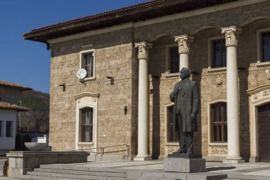 Kovaçevtsy, Bulgaristan - 12 Mart 2014: Bulgaristan 'ın Kovaçevtsi kentindeki Home Museum of Communist lideri Georgi Dimitrov