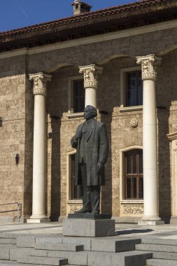 Kovaçevtsy, Bulgaristan - 12 Mart 2014: Bulgaristan 'ın Kovaçevtsi kentindeki Home Museum of Communist lideri Georgi Dimitrov