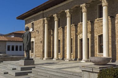 Kovaçevtsy, Bulgaristan - 12 Mart 2014: Bulgaristan 'ın Kovaçevtsi kentindeki Home Museum of Communist lideri Georgi Dimitrov