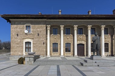 Kovaçevtsy, Bulgaristan - 12 Mart 2014: Bulgaristan 'ın Kovaçevtsi kentindeki Home Museum of Communist lideri Georgi Dimitrov
