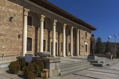 Kovaçevtsy, Bulgaristan - 12 Mart 2014: Bulgaristan 'ın Kovaçevtsi kentindeki Home Museum of Communist lideri Georgi Dimitrov