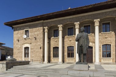 Kovaçevtsy, Bulgaristan - 12 Mart 2014: Bulgaristan 'ın Kovaçevtsi kentindeki Home Museum of Communist lideri Georgi Dimitrov