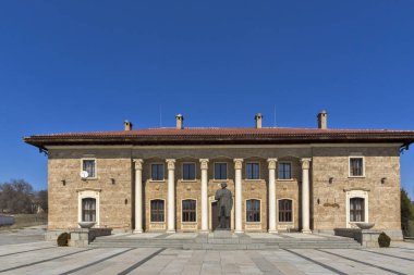 Kovaçevtsy, Bulgaristan - 12 Mart 2014: Bulgaristan 'ın Kovaçevtsi kentindeki Home Museum of Communist lideri Georgi Dimitrov