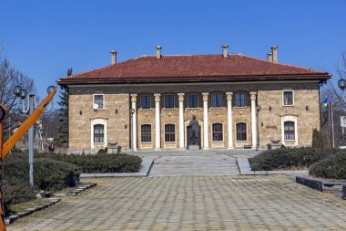 Kovaçevtsy, Bulgaristan - 12 Mart 2014: Bulgaristan 'ın Kovaçevtsi kentindeki Home Museum of Communist lideri Georgi Dimitrov