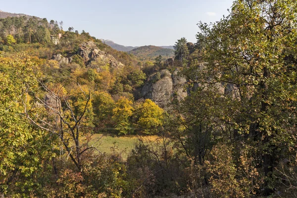 Paisaje Otoñal Formación Rocas Belogradchik Rocas Región Vidin Bulgaria — Foto de Stock