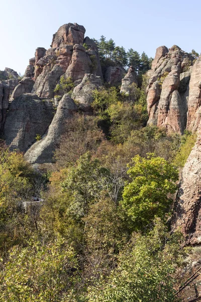 ブルガリア ヴィディン地方の岩石層の秋の景観 — ストック写真