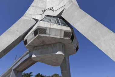 Sırbistan 'ın Belgrad kenti yakınlarındaki Avala Kulesi