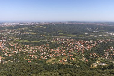 Avala Kulesi, Belgrad ve Sırbistan 'dan panoramik manzara