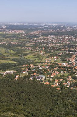 Avala Kulesi, Belgrad ve Sırbistan 'dan panoramik manzara