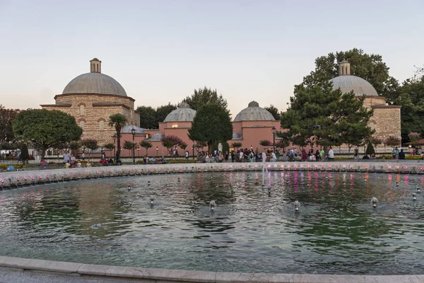İstanbul, Türkiye 'de Ayasofya önündeki çeşme