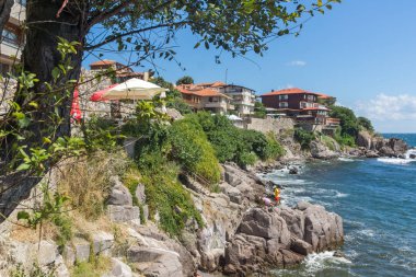 Bulgaristan 'ın eski Sozopol kentinin bankası