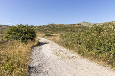 Bulgaristan 'ın Vitosha Dağı Sonbahar Panoraması
