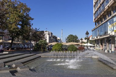 Sırbistan 'ın Belgrad kentindeki Cumhuriyet Meydanı