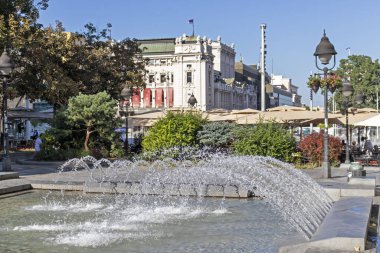Sırbistan 'ın Belgrad kentindeki Cumhuriyet Meydanı