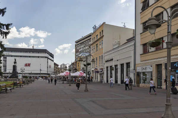 Panoramic view of the center of City of Nis — Stock Photo, Image