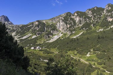 Bulgaristan 'ın Rila Dağı' ndaki Malyoviska Nehri Vadisi