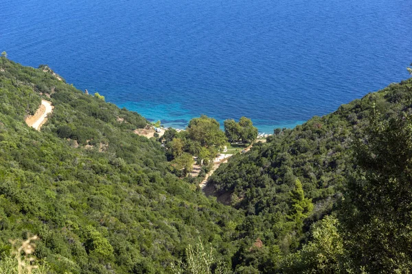 Playa del plátano en la península de Sithonia, Grecia —  Fotos de Stock