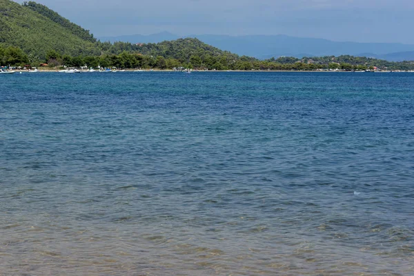 Spiaggia di Vourvourou nella penisola di Sithonia, Grecia — Foto Stock