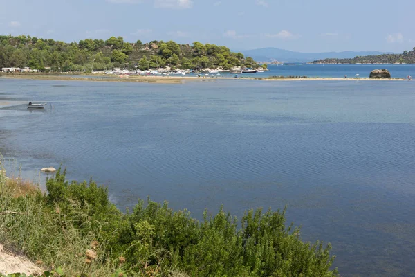 Livari Beach Vourvourou at Sithonia peninsula, Greece — Stockfoto