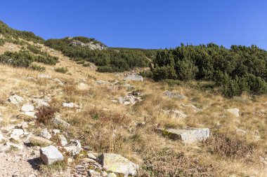 Popovo Gölü, Pirin Dağı, Bulgaristan çevresindeki manzara