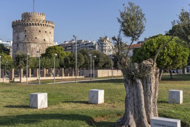 Yunanistan 'ın Selanik kentindeki Antik Beyaz Kule
