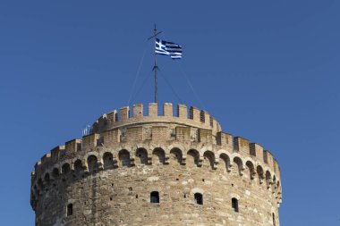 Yunanistan 'ın Selanik kentindeki Antik Beyaz Kule