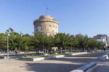 Yunanistan 'ın Selanik kentindeki Antik Beyaz Kule