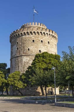 Yunanistan 'ın Selanik kentindeki Antik Beyaz Kule