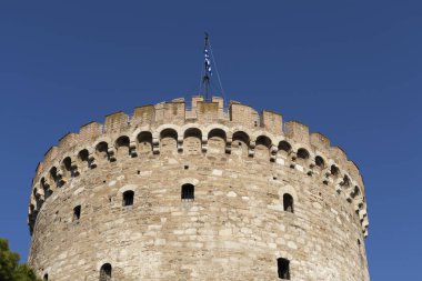 Yunanistan 'ın Selanik kentindeki Antik Beyaz Kule