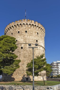 Yunanistan 'ın Selanik kentindeki Antik Beyaz Kule