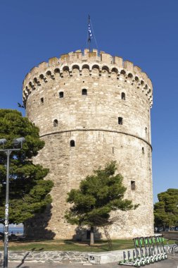Yunanistan 'ın Selanik kentindeki Antik Beyaz Kule