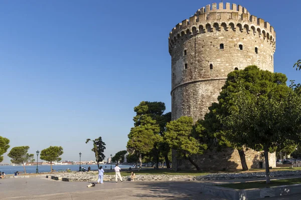 Yunanistan 'ın Selanik kentindeki Antik Beyaz Kule