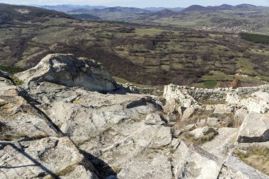 Bulgaristan 'ın Perperikon Arkeoloji Bölgesi Harabeleri
