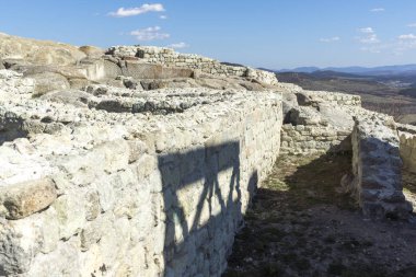 Bulgaristan 'ın Perperikon Arkeoloji Bölgesi Harabeleri
